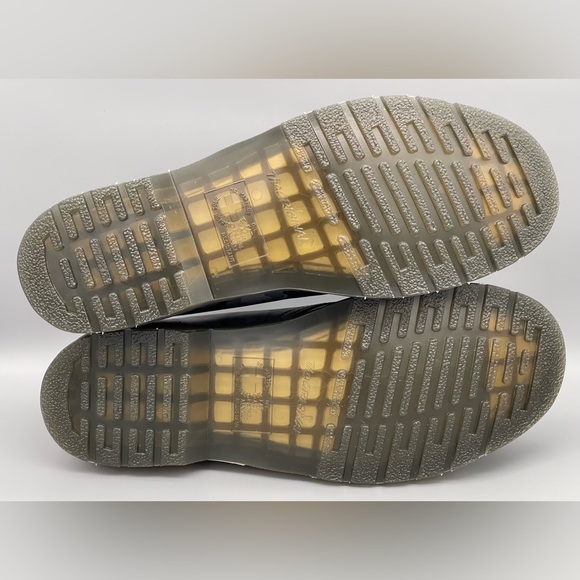 Dr. Martens Doc Skull Leopard Print Oxfords Black Men Size 8 & 11 27686 New - Picture 8 of 10